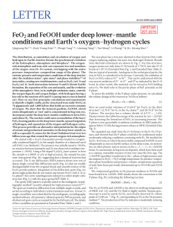 FeO2 and FeOOH under deep lower-mantle conditions