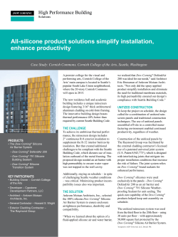 All-silicone product solutions simplify installation, enhance productivity