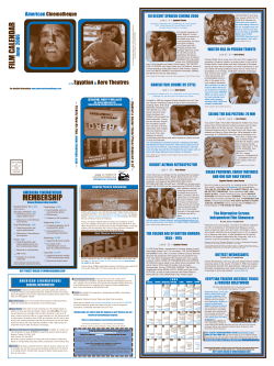 June 1 - American Cinematheque