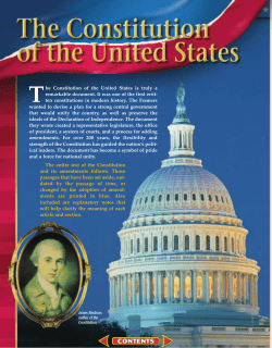 The Constitution of the United States is truly a
