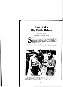 Last of the Big Cattle Drives