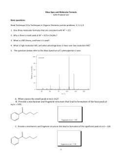 A. What causes the small peak at m/z 162? B. Provide a mechanism