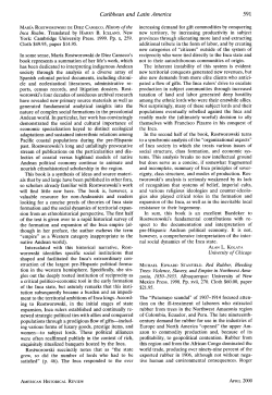 Mar&iacute;a Rostworowski de Diez Canseco. History of the Inca Realm