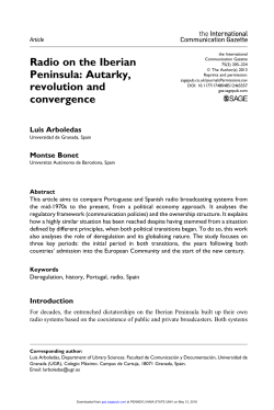 Radio on the Iberian Peninsula: Autarky, revolution and