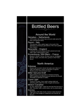 Bottled Beers
