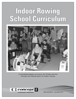 Indoor Rowing School Curriculum