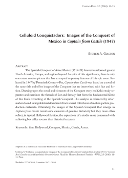 Celluloid Conquistadors: Images of the Conquest
