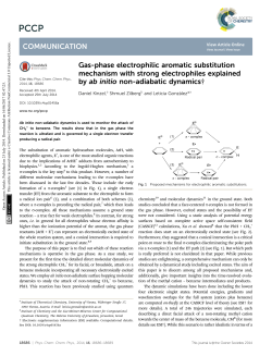 Gas-phase electrophilic aromatic substitution