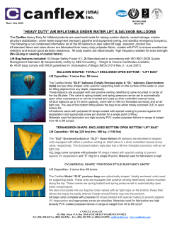 Underwater Lift Bags