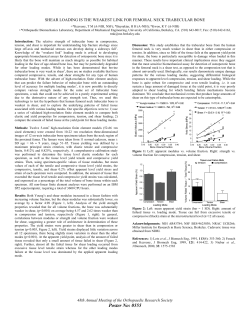 shear loading is the weakest link for femoral neck trabecular bone
