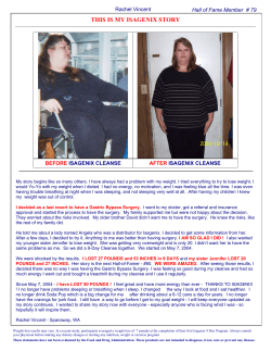 THIS IS MY ISAGENIX STORY - Weight Loss Hall of Fame