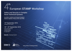 European STAMP Workshop