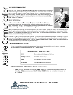 Assertive Communication
