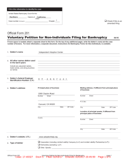 (Official Form 1) (10/06)(PSK Special)