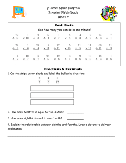 Entering 5th Grade - Flushing Community Schools