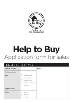 Application form for sales