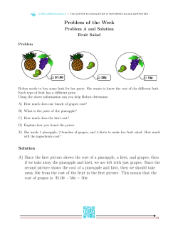 Problem of the Week - Sino Canada School