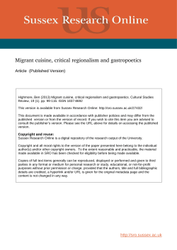 - Sussex Research Online