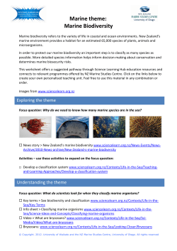 Biodiversity Resources (PDF file, 684 KB)
