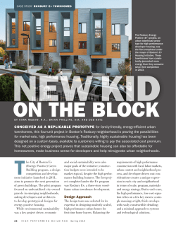 Roxbury E+ Townhomes: Boston