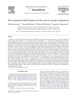 The continental shelf benthic iron flux and its isotope composition