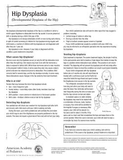 Hip Dysplasia - Stony Brook Medicine