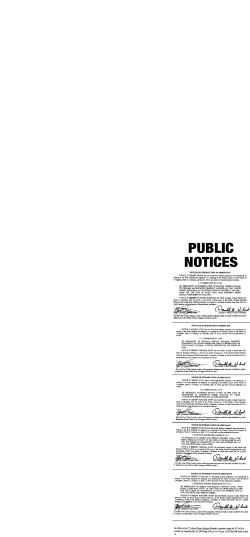 public notices