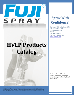 HVLP Products Catalog - homesteadfinishingproducts.com