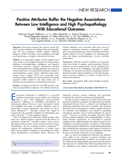 Positive attributes buffer the negative associations between low