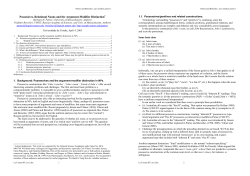 Possessives, Relational Nouns and the Argument