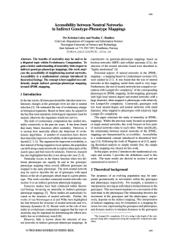 Accessibility between Neutral Networks in Indirect Genotype