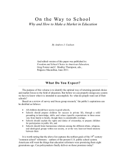 On the Way to School