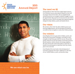 2015 Annual Report - Good Shepherd Services