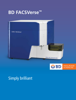 BD FACSVerse: Simply Brilliant