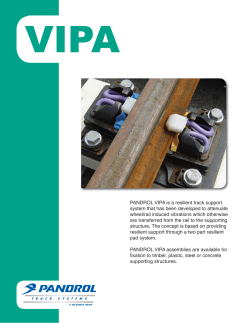 PANDROL VIPA is a resilient track support system