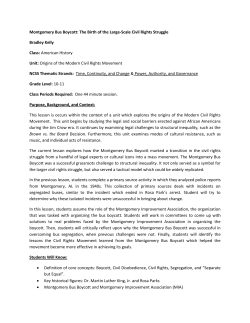 Montgomery Bus Boycott