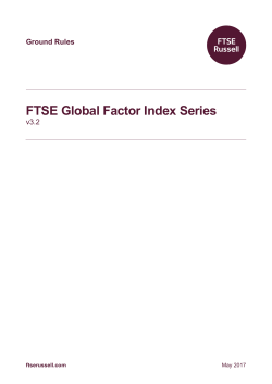 FTSE Global Factor Index Series