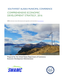 2016 CEDS Update Here - Southwest Alaska Municipal Conference