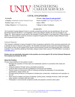 civil engineers - University of Nevada, Las Vegas