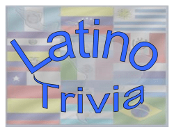 Latino Trivia Questions