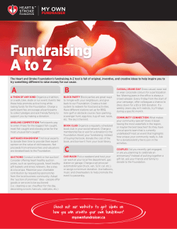 Fundraising A-Z