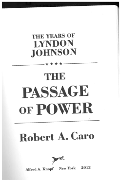 passage of power - rci.rutgers.edu