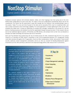 NonStop Stimulus &ndash; Comparing the NonStop Blade System