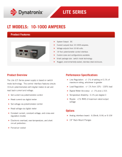 lite series - Dynatronix