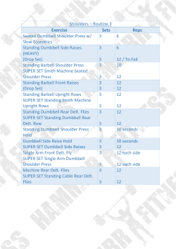 Shoulders - Hammrr Fitness