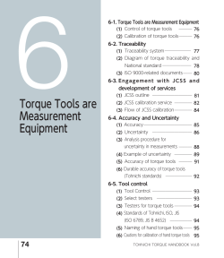 6Torque Tools are Measurement Equipment