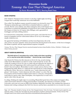 Tommy: the Gun That Changed America