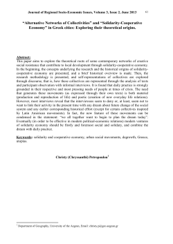 Alternative Networks of Collectivities - co