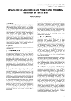 Simultaneous Localization and Mapping for Trajectory Prediction of