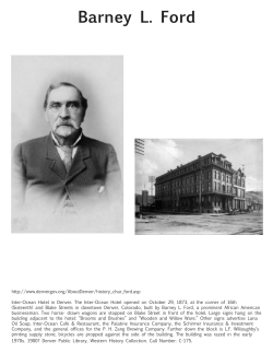 Barney L. Ford - History Colorado